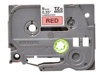 Brother TZe-421 - Standardi tarra - black on red - Rulla (0,9 cm x 8 m) 1 kasetti(a) laminaattinauha malleihin Brother PT-D210, D600, H110; P-Touch PT-1005, 1880, E800, H110; P-Touch Cube Plus PT-P710 TZE421