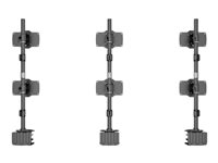 Multibrackets M - Asennuspakkaus (3 kiristintä, 3 telinettä) malleihin 6 LCD-näytölle - alumiini, teräs - musta -näytön koko: 24"-32" - pöytäasennus 7350105212741