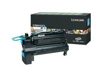 Lexmark - Erittäin tuottoisa - sinivihreä - alkuperäinen - väriainekasetti LCCP, LRP malleihin Lexmark C792, X792 C792X1CG