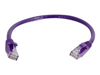 C2G Cat6 Booted Unshielded (UTP) Network Patch Cable - Kytkentäkaapeli - RJ-45 (uros) to RJ-45 (uros) - 7 m - UTP - CAT 6 - valettu, piikitön, säikeinen - violetti 83636