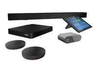 Lenovo ThinkSmart Core - Full Room Kit - videoneuvottelupakkaus - sekä 3 vuoden Lenovo Premier -tuki ja yhden vuoden ylläpito - Sertifioitu Zoom Rooms -tilaratkaisuille - musta 11S5000KMT