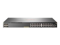 HPE Aruba 2930F 24G PoE+ 4SFP+ - Kytkin - L3 - Hallinnoitu - 24 x 10/100/1000 (PoE+) + 4 x 1 Gigabit / 10 Gigabit SFP+ (uplink) - telineeseen asennettava - PoE+ (370 W) JL255A#ABB