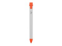 Logitech Crayon - Digitaalinen kynä - langaton - voimakas sorbet malleihin Apple 10.2-inch iPad; 10.5-inch iPad Air (3rd generation); 10.9-inch iPad Air (4th generation, 5th generation); 11-inch iPad Pro; 12.9-inch iPad Pro (3th generation, 4th generation, 5th generation); 9.7-inch iPad (6th generation); iPad mini (6th generation); iPad mini 5 (5th generation) 914-000046