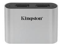 Kingston Workflow - Kortinlukija (microSDHC UHS-I, microSDHC UHS-II, microSDXC UHS-I, microSDXC UHS-II) - USB-C 3.2 Gen 1 WFS-SDC