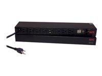 APC Switched Rack PDU - Virranjakelukaista (telineasennettava) - Vaihtovirta 120 V - Ethernet 10/100 - tulo: NEMA 5-15 - lähtöliittimet: 8 (NEMA 5-15) - 1U - 19" - musta malleihin P/N: AR3100, SU3000RMNET-1EW, SUM3000RMXL2U, SUM3000RMXL2U-TU, SURTA3000XL, SURTA3000XL-TU AP7900