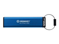 Kingston IronKey Keypad 200 - USB Flash-asema - salattu - 128 Gt - USB 3.2 Gen 1 IKKP200/128GB