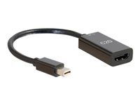 C2G 8in Mini DisplayPort Male to HDMI Female Passive Adapter Converter - 4K 30Hz - Näyttösovitin - Mini DisplayPort uros to HDMI naaras - 20.3 cm - musta - 4K-tuki, passiivinen 84430