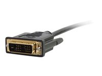 C2G 0.5m (1.6ft) HDMI to DVI Cable - HDMI to DVI-D Adapter Cable - 1080p - Sovitinkaapeli - DVI-D uros to HDMI uros - 50 cm - suojattu - musta 42513