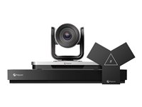 Poly G7500 - Videoneuvottelujärjestelmä (camera, mikrofoni, koodekki) - Zoom-sertifioitu, sertifioitu Microsoft Teamsille - musta - sekä EagleEye IV-12x camera 83Z49AA#ABB