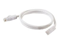 C2G Cat6 Booted Unshielded (UTP) Network Patch Cable - Kytkentäkaapeli - RJ-45 (uros) to RJ-45 (uros) - 7 m - UTP - CAT 6 - valettu, piikitön, säikeinen - valkoinen 83491