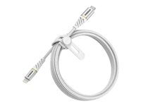OtterBox Premium - Salamakaapeli - Lightning uros to 24 pin USB-C uros - 2 m - pilvitaivaan valkoinen 78-52652
