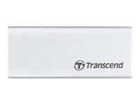 Transcend ESD260C - SSD - 500 GB - ulkoinen (kannettava) - USB 3.1 Gen 2 - hopea TS500GESD260C