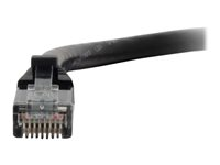 C2G Cat5e Booted Unshielded (UTP) Network Patch Cable - Kytkentäkaapeli - RJ-45 (uros) to RJ-45 (uros) - 30 cm - UTP - CAT 5e - valettu, piikitön, säikeinen - musta 83179