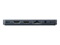 HyperDrive DUO PRO 7-in-2 - Telakointiasema malleihin kannettava, kannettaviin, tabletti - USB-C x 2 - HDMI - 1GbE HD575BUGL