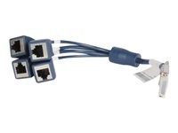 HPE X260 - Reitittimen kaapeli - RJ-45 (naaras) to DB-28 (uros) - 30 cm JG263A