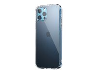 Insmat Crystal - Takakansi matkapuhelimelle - antibakteerinen - polykarbonaatti, termoplastinen polyuretaani (TPU) - läpinäkyvä malleihin Apple iPhone 11 650-1236
