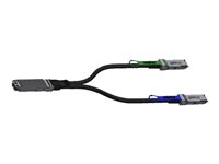 NVIDIA LinkX - 800GBase-CU:sta 400GBase-CU:hun suoraan liitettävä jakokaapeli - OSFP to QSFP112 - 2.5 m - passiivinen, IB kahden portin NDR 980-9I80Q-00N02A