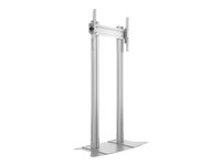 Multibrackets M Display Stand 210 Dual Pillar - Teline malleihin litteä paneeli - alumiini - hopea -näytön koko: 70"-110" -kiinnitysliitäntä: enintään 800 x 600 mm - lattialla seisova 7350073732562