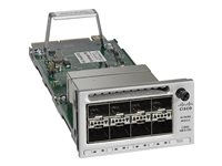 Cisco - Laajennusmoduuli - 10 Gigabit SFP+ / SFP (mini-GBIC) x 8 malleihin Catalyst 3850-12X48U-E, 3850-12X48U-S, 3850-24XS-E, 3850-24XS-S, 3850-24XU-E, 3850-24XU-S C3850-NM-8-10G=