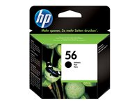 HP 56 - Musta - alkuperäinen - mustepatruuna malleihin Deskjet 450, 55XX; Officejet 6110; Photosmart 7150, 7350, 7550; psc 21XX, 2210 C6656AE#UUS