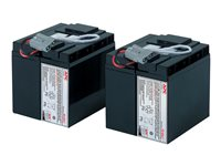 APC Replacement Battery Cartridge #55 - UPS akku - Lyijyhappo - 2-kennoinen - musta malleihin P/N: SMT2200C, SMT2200I-AR, SMT2200IC, SMT3000C, SMT3000I-AR, SMT3000IC, SUA3000I-IN RBC55