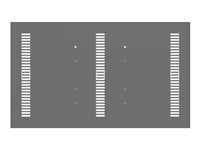 Multibrackets M Pro Series - Asennuskomponentti (kotelon taustalevy) malleihin digital signage -LCD-paneeli - keskikokokoinen - teräs - musta -näytön koko: 55" 7350105211201