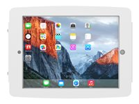 Compulocks iPad Pro 11" (1-4th Gen) Space Enclosure Wall Mount - Kotelo malleihin tabletti - lukittava - korkealaatuinen alumiini - valkoinen -näytön koko: 11" -kiinnitysliitäntä: 100 x 100 mm - seinään asennettava malleihin Apple 11-inch iPad Pro (1. laitesukupolvi, 2. sukupolvi, 3. sukupolvi, 4. sukupolvi) 211SENW