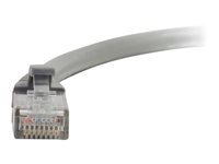 C2G Cat6 Booted Unshielded (UTP) Network Patch Cable - Kytkentäkaapeli - RJ-45 (uros) to RJ-45 (uros) - 30 cm - UTP - CAT 6 - valettu, piikitön, säikeinen - harmaa 83364