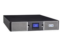 Eaton 9PX Lithium-ion - Netpack - UPS (torniin asennettava/ulkoinen) - Vaihtovirta 200/208/220/230/240 V - 2400 watti(a) - 3000 VA - 1-vaiheinen - RS-232, USB, Ethernet 10/100/1000 - lähtöliittimet: 10 - 2U - 19" - musta, hopea 9PX3000IRTN-L