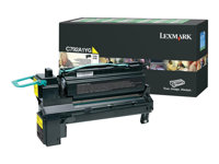 Lexmark - Keltainen - alkuperäinen - väriainekasetti LCCP, LRP malleihin Lexmark C792, X792 C792A1YG