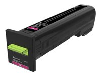 Lexmark - Magenta - alkuperäinen - väriainekasetti LCCP, LRP malleihin Lexmark CS820, CX820, CX825, CX860 72K20M0