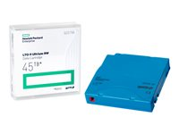 HPE - 20 x LTO Ultrium 9 - 18 Tt / 45 Tt - kirjoitettavat etiketit, ei-mukautettu merkintä - vaaleansininen - kirjastopaketti malleihin P/N: R7E99A, R7F00A, R7F01A, R7F02A Q2079AN