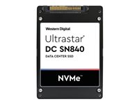 WD Ultrastar DC SN840 WUS4C6464DSP3X4 - SSD - 6400 GB - sisäinen - 2.5" - U.2 PCIe 3.1 x4 (NVMe) 0TS2056