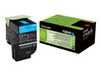 Lexmark 702HC - Tuottoisa - sinivihreä - alkuperäinen - väriainekasetti LCCP, LRP malleihin Lexmark CS310dn, CS310n, CS410dn, CS410dtn, CS410n, CS510de, CS510dte 70C2HC0