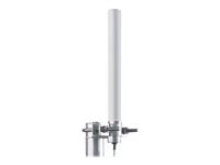 HPE Aruba AP-ANT-19 - Antenni - Wi-Fi - 6 dBi (5150 MHz - 5850 MHz), 3 dBi (2400 MHz - 2500 MHz) - ympärisäteilevä - ulos, kattoasennettava, pylväsasennus, sisällä, I-puomiin kiinnitettävä JW004A