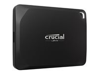 Crucial X10 Pro - SSD - salattu - 1 Tt - ulkoinen (kannettava) - USB 3.2 Gen 2 (USB-C liitin) - AES 256 bittiä CT1000X10PROSSD9