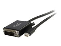 C2G 3m Mini DisplayPort to Single Link DVI-D Adapter Cable M/M - Mini DP to DVI - Black - DisplayPort -kaapeli - yksinkertainen yhteys - Mini DisplayPort (uros) to DVI-D (uros) - 3 m - musta 84336