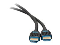 C2G 10ft 4K HDMI Cable with Ethernet - Premium Certified - High Speed 60Hz - HDMI-kaapeli Ethernetillä - HDMI uros to HDMI uros - 3.05 m - suojattu - musta - 4K-tuki 50184