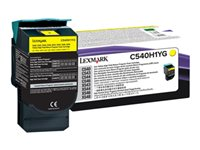 Lexmark - Tuottoisa - keltainen - alkuperäinen - väriainekasetti LCCP, LRP malleihin Lexmark C540, C543, C544, C546, X543, X544, X546, X548 C540H1YG