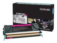 Lexmark - Tuottoisa - magenta - alkuperäinen - väriainekasetti LCCP, LRP malleihin Lexmark X748de, X748de LDS, X748de Statoil, X748dte X748H1MG