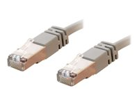 C2G Cat5e Booted Shielded (STP) Network Patch Cable - Kytkentäkaapeli - RJ-45 (uros) to RJ-45 (uros) - 4 m - STP - CAT 5e - valettu - harmaa 83753