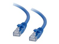 C2G - Kytkentäkaapeli - RJ-45 (uros) to RJ-45 (uros) - 1.5 m - UTP - CAT 5e - buutattu, piikitön - sininen 82419