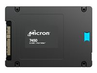 Micron 7450 PRO - SSD - yritys, lukuintensiivinen - 7680 GB - sisäinen - 2.5" - U.3 PCIe 4.0 x4 (NVMe) - TAA-yhteensopiva MTFDKCB7T6TFR-1BC1ZABYYR