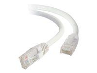 C2G - Kytkentäkaapeli - RJ-45 (uros) to RJ-45 (uros) - 1.5 m - UTP - CAT 6a - buutattu, piikitön - valkoinen 82527