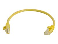 C2G Cat6 Booted Unshielded (UTP) Network Patch Cable - Kytkentäkaapeli - RJ-45 (uros) to RJ-45 (uros) - 3 m - UTP - CAT 6 - valettu, piikitön, säikeinen - keltainen 83469