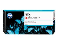 HP 746 - 300 ml - kromaattinen punainen - alkuperäinen - DesignJet - mustepatruuna malleihin DesignJet Z6, Z6dr, Z9+, Z9+dr P2V81A