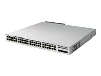 Cisco Catalyst 9300L - Network Essentials - kytkin - L3 - 48 x 10/100/1000 + 4 x 10 Gigabit SFP+ (maa-satelliittiyhteys) - telineeseen asennettava - sekä 10 vuoden Network Essentials C9300L-48T-4G-10E