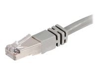 C2G Cat5e Booted Shielded (STP) Network Patch Cable - Kytkentäkaapeli - RJ-45 (uros) to RJ-45 (uros) - 4 m - STP - CAT 5e - valettu - harmaa 83753