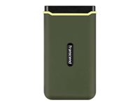 Transcend ESD380C - SSD - 2 Tt - ulkoinen (kannettava) - USB 3.2 Gen 2x2 - military green TS2TESD380C