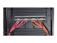 APC Data Distribution Cable - Verkon kaapeli - TAA-yhdenmukainen - RJ-45 (naaras) to RJ-45 (naaras) - 6.4 m - UTP - CAT 6 - musta DDCC6-021